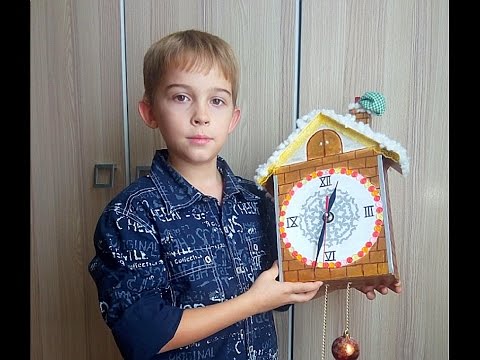 Поделка к Новому Году! Волшебные часы деда Мороза! Crafts for the New Year!