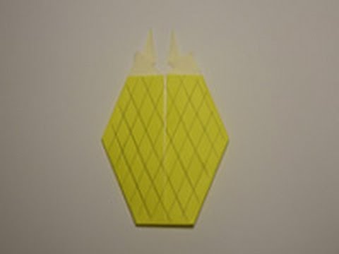 Фрукты и овощи в технике оригами.Ананас