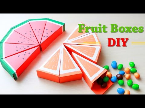 Коробочки ФРУКТОВЫЕ ДОЛЬКИ / DIY: FRUIT BOXES / NataliDoma