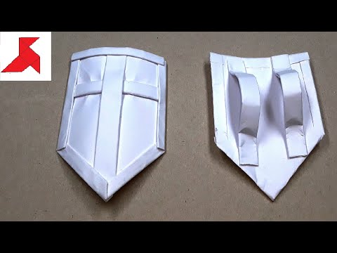DIY 🛡️ - Как сделать ЩИТ из бумаги А4 своими руками
