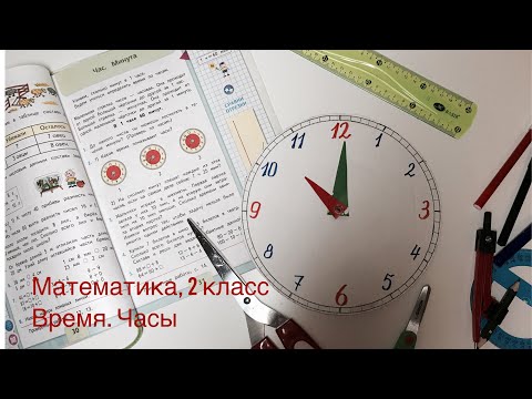 Часы на урок математики 2-й класс