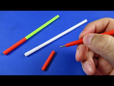 Как сделать ручку из бумаги. Самодельная канцелярия