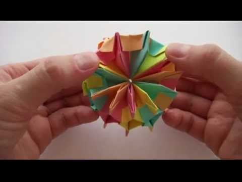 Динамическая игрушка оригами Калейдоскоп
