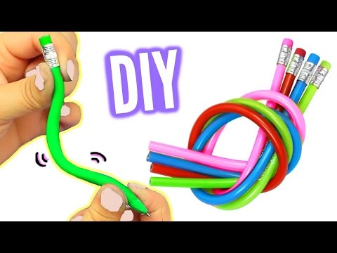 DIY ~ ГИБКИЙ КАРАНДАШ..   КАК СДЕЛАТЬ ЕГО СВОИМИ РУКАМИ