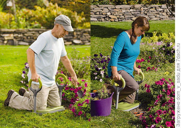 Коврик для работы на грядках. Фото с сайта gardeners.com