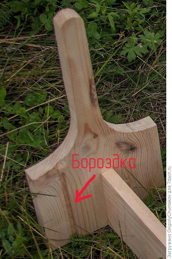 Бороздка под перегородку