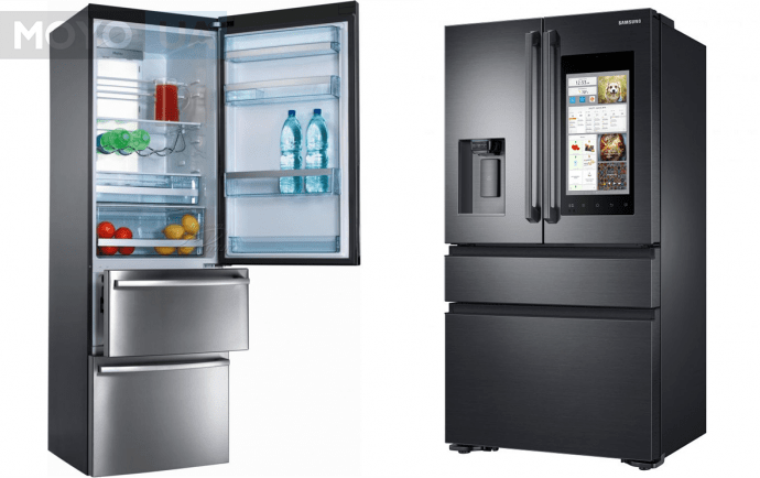 разнообразные модели холодильников