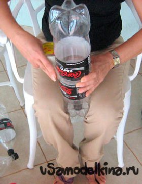 Как сделать кресло из пластиковых бутылок