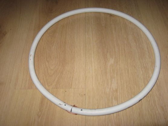 Баскетбольное кольцо из металлопластиковой трубы с сеткой
