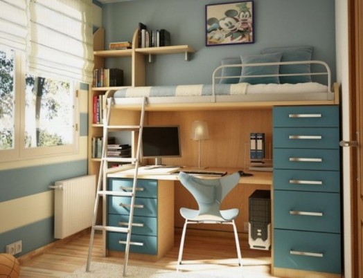 Кровать-чердак с письменным столом. Фото 9