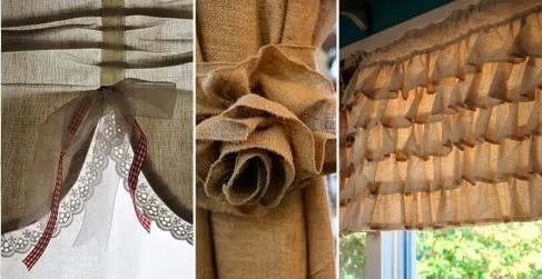 применение мешковины в текстиле