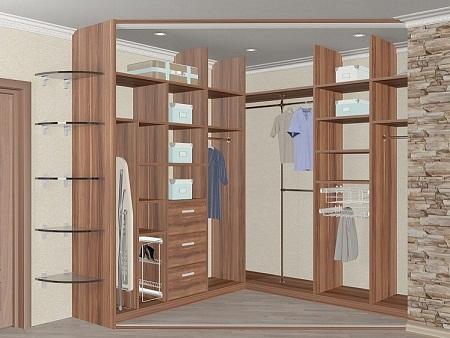 С помощью онлайн конструктора можно создать гардероб, который идеально подойдет по стилю и площади в вашу квартиру или дом 
