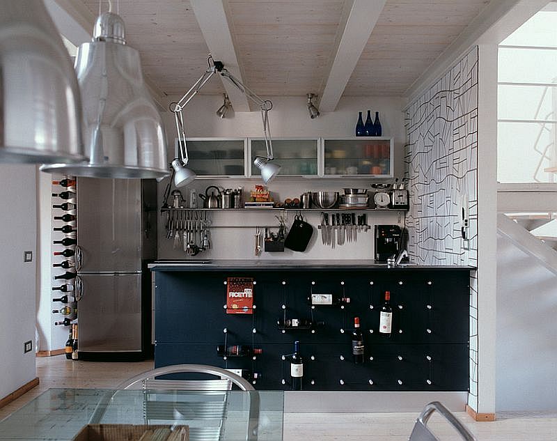 Кухня в индустриальном стиле - Фото 63