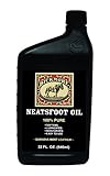 Bickmore 100% Pure Neatsfoot Oil 32 oz - Leather Conditioner and Wood Finish - Works Great on Leather Boots, Shoes, Baseball Gloves, Saddles, Harnesses & Other Horse Tack