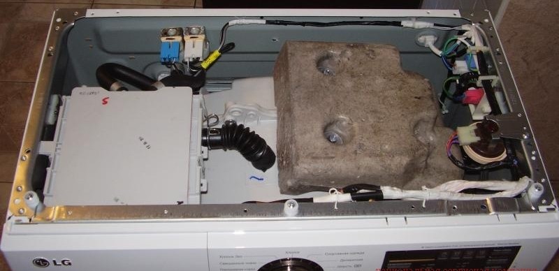 Снять верхнюю крышку стиральной машины lg для установки под столешницу