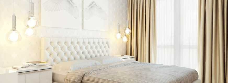 Варианты белых кроватей, особенности дизайна для разных интерьеров