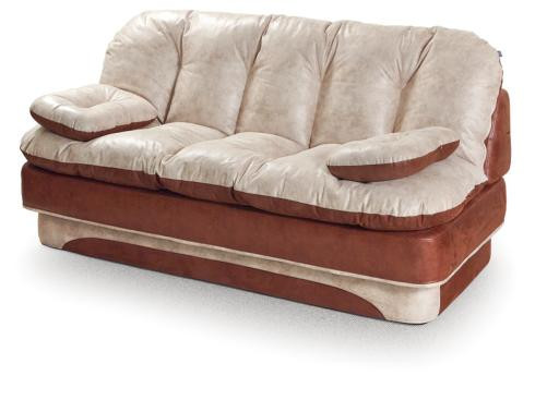 Бескаркасный диван коричневого цвета