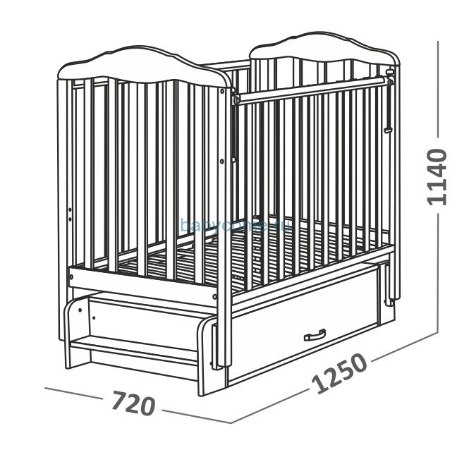 Размеры кроватей для детей по возрастам