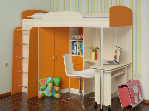 Как сделать практичную рабочую зону в детской комнате