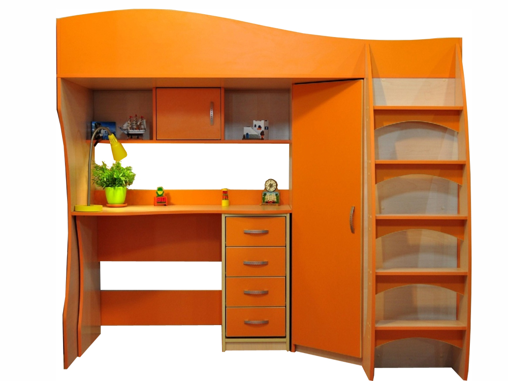 Оранжевые предметы мебели