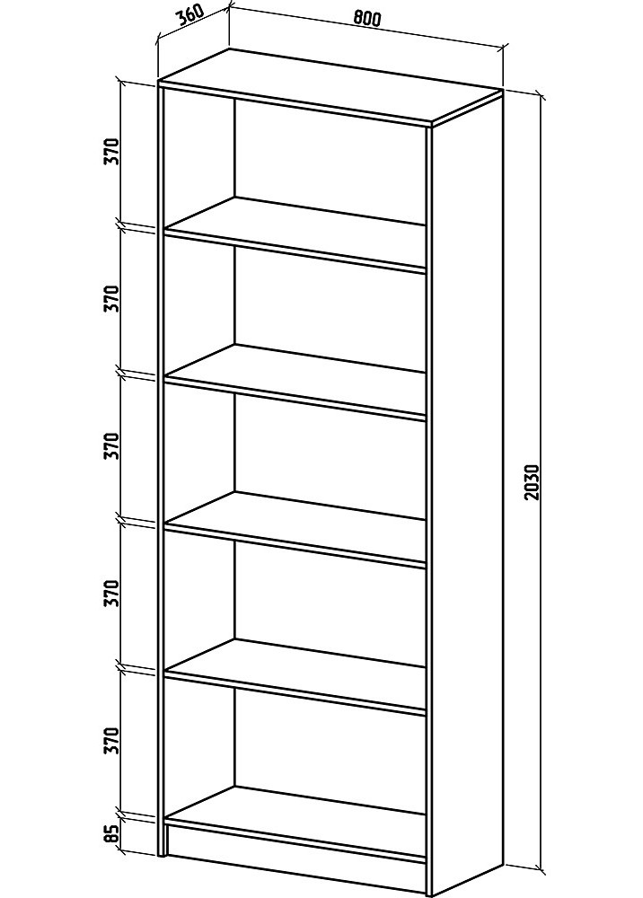 Схема шкафа для одежды с полками и ящиками 3 метра