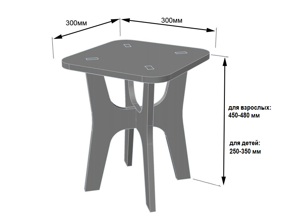 Табурет чертеж с размерами. Табурет Nika ТС чертеж. Высота табуретки стандарт. Стандартная высота табуретки кухонные. Стандартная высота табурета для кухни.