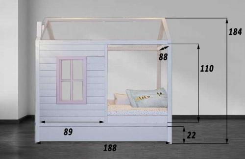 Кроватка домик своими руками. 10 чертежей с размерами – кроватка домик для детей 08
