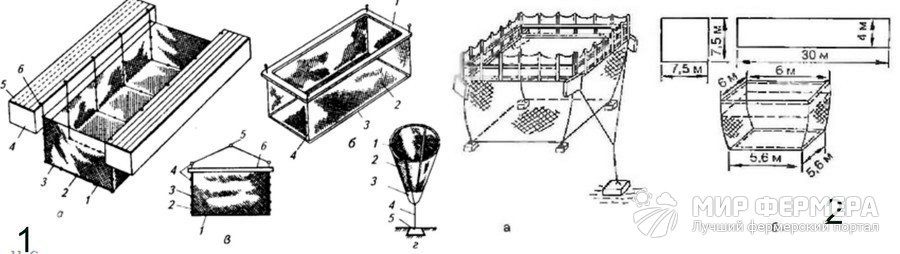 Садок для рыбы своими руками