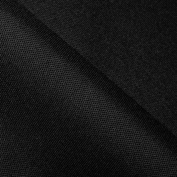 Ткань Oxford 600 Д ПУ, Черный, на отрез (Ширина 1,5м)