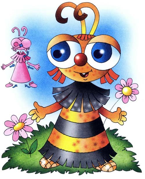 Бджілка з паперу
