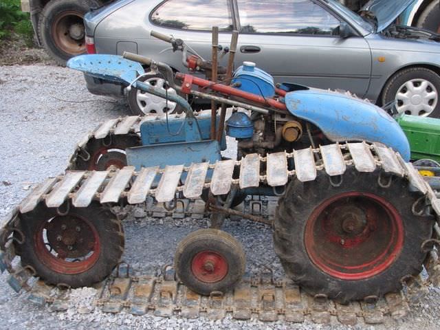 гусеницы для мини-трактора своими руками