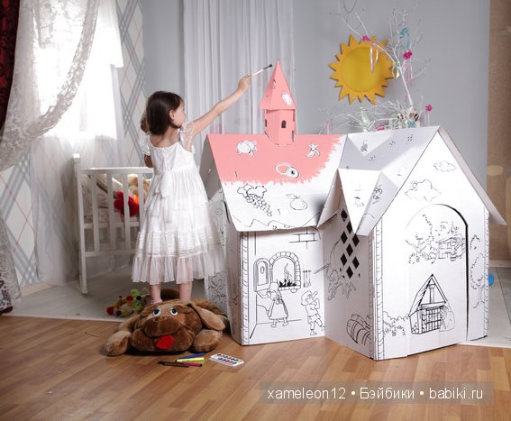 Домики для детей и кукол, а так же схемы сборки
