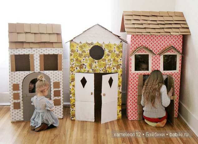 Домики для детей и кукол, а так же схемы сборки