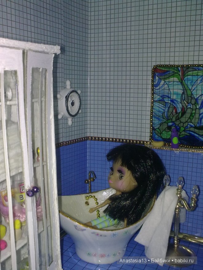 Обустраиваем ванную комнату для кукол