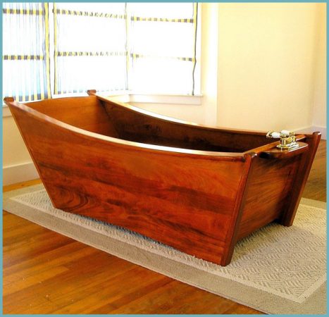форма деревянной ванны
