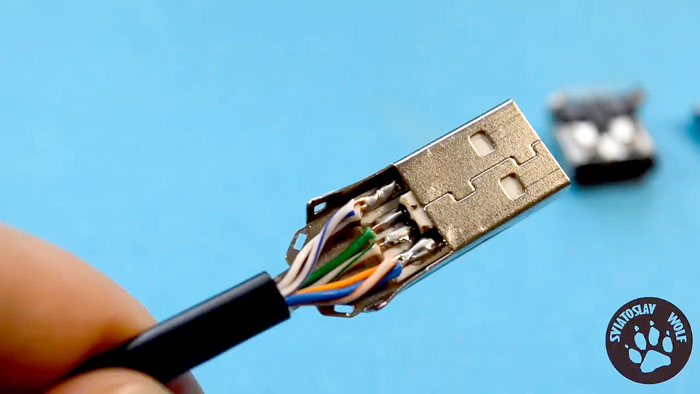 USB удлинитель из витой пары