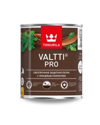 Tikkurila Euro Valtti Pro - Сверхпрочная защитная лазурь с глянцевым покрытием