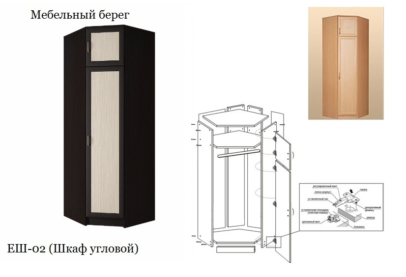 Собрать шкаф угловой самому