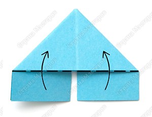 Треугольный модуль оригами