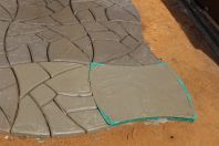 Изготовление дорожки из бетона
