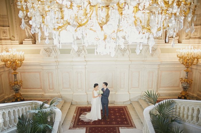 Красивая свадьба во дворце
