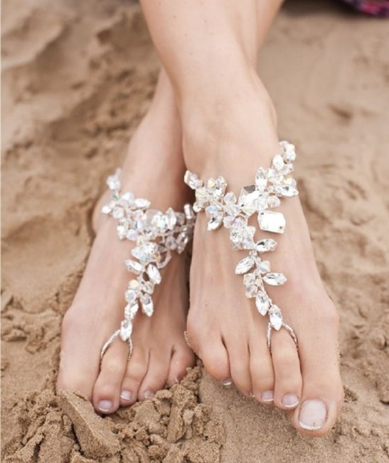 Обувь для свадьбы на пляже