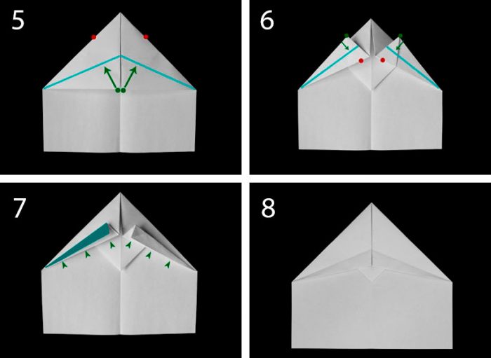 как сложить самолёт из листа бумаги