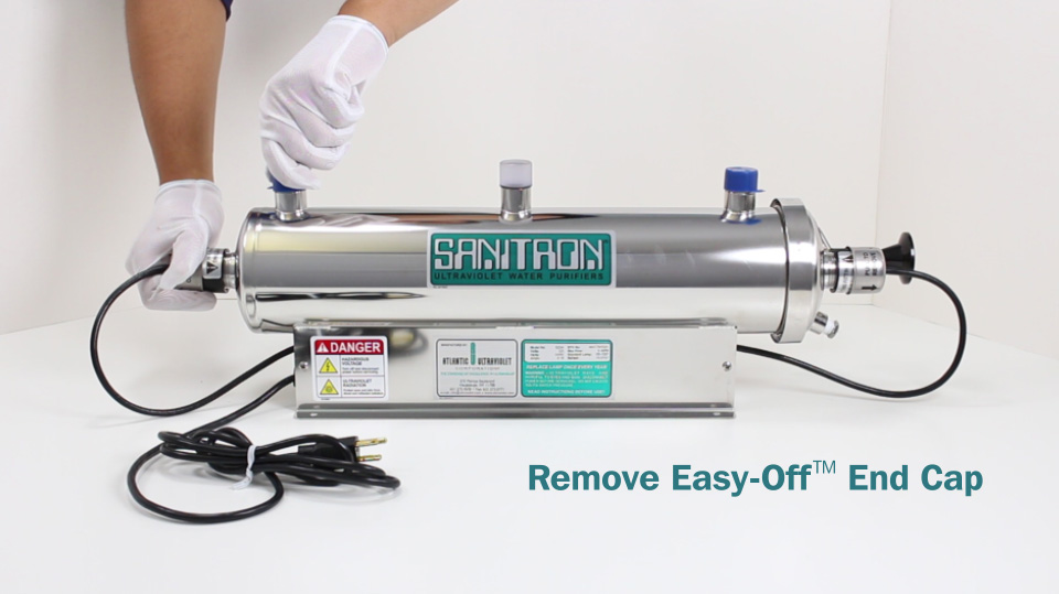 Sanitron Ultraviolet Water Purifier lamp change Step 2
