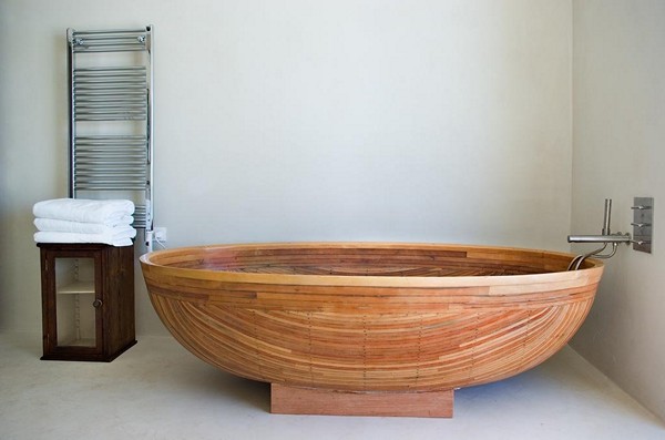 преимущества деревянных ванн