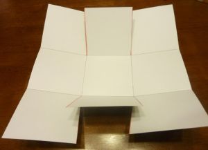 как сделать коробку из бумаги 11