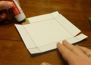 как сделать коробку из бумаги 5