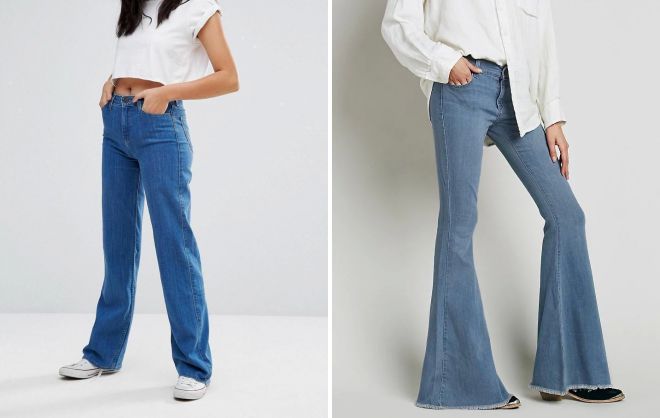 джинсы в ретро стиле
