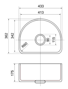 интегрированная мойка k-841