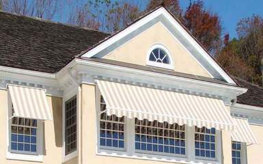 Retractable Drop Arm Awnings
